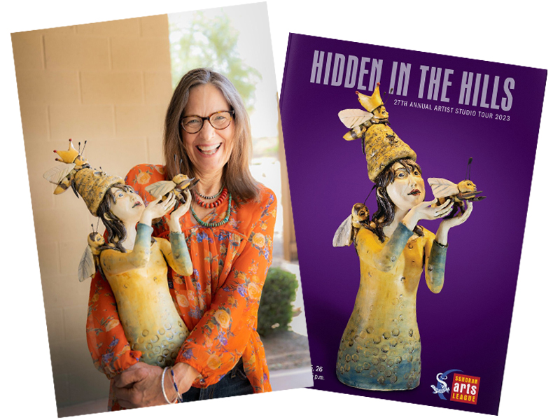 2023 Hidden in the Hills Directory cover art and artist Sharon Albrektsen
